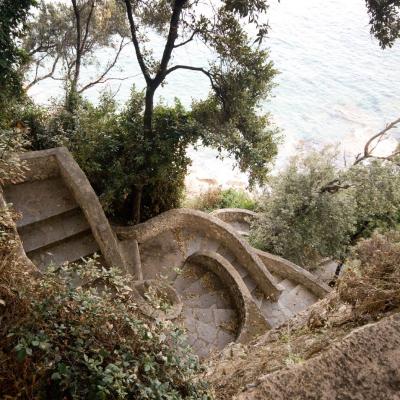 Amalfi beach steps